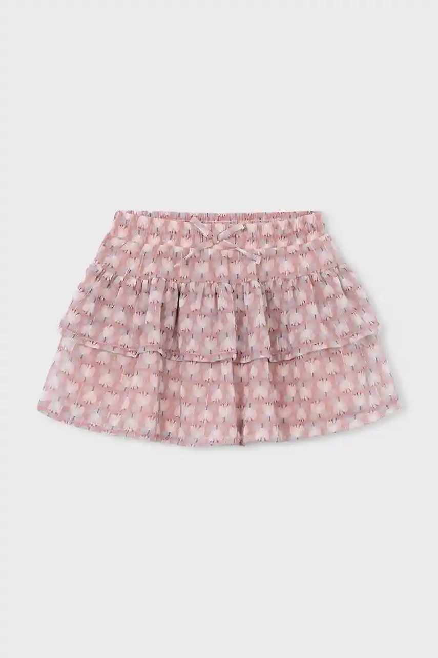 Mayoral fustă fete culoarea roz, mini, evazați, 4902