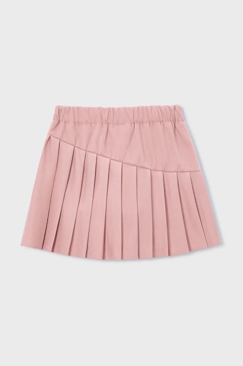 Детская юбка Mayoral цвет розовый mini прямая 4909 Детская юбка Mayoral цвет розовый mini прямая 4909