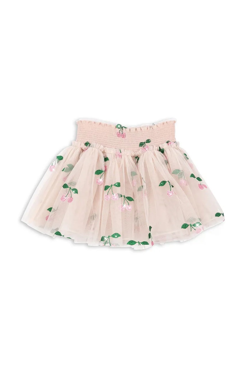 Детская юбка Konges Sløjd TULLIE SMOCK SKIRT цвет розовый mini расклешённая KS104021