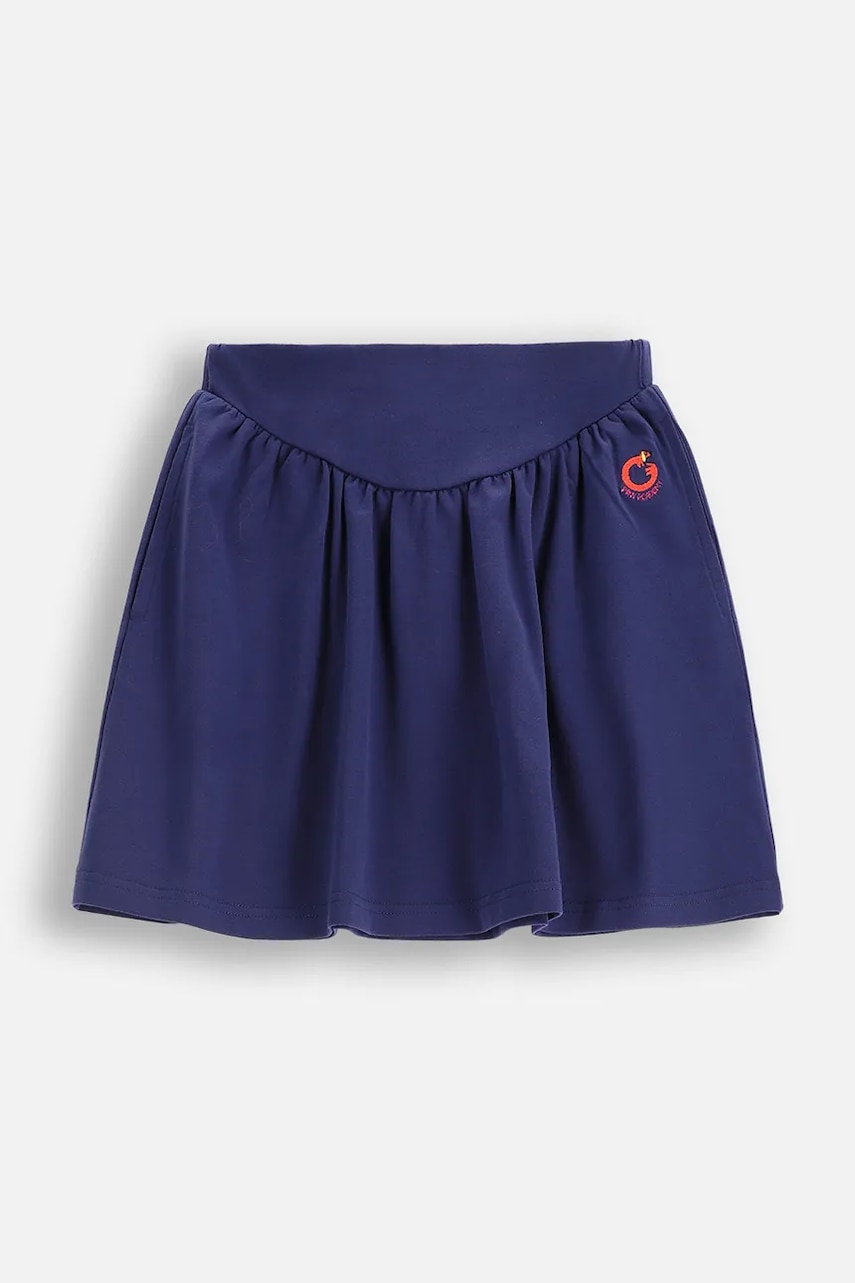Levně Dětská sukně Coccodrillo tmavomodrá barva, mini, áčková, ACADEMY GIRL KIDS