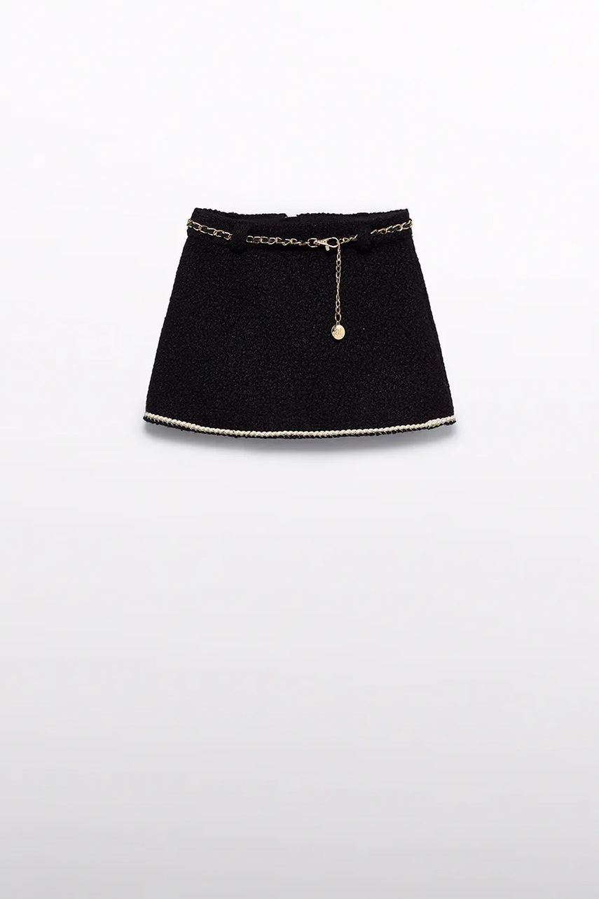 Юбка Abel&Lula цвет чёрный mini прямая 5517
