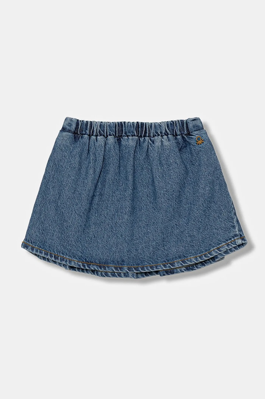 Детская джинсовая юбка United Colors of Benetton mini расклешённая 488PG0018