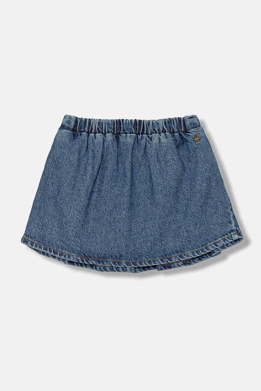 Детская джинсовая юбка United Colors of Benetton mini расклешённая 488PG0018 Детская джинсовая юбка United Colors of Benetton mini расклешённая 488PG0018