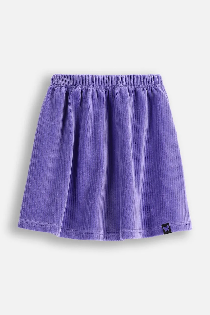Coccodrillo fustă fete culoarea violet, mini, drept, RAVE GIRL KIDS