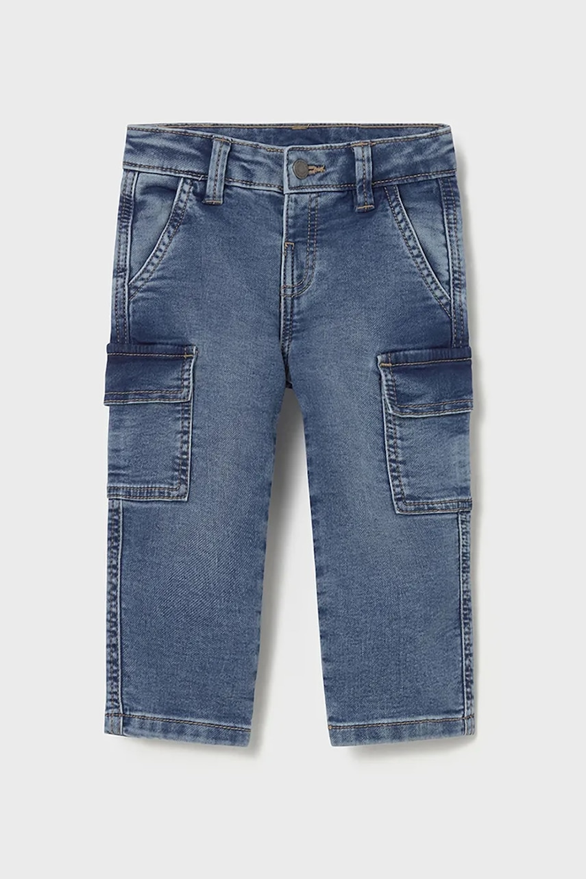 Levně Dětské rifle Mayoral soft denim cargo 2505