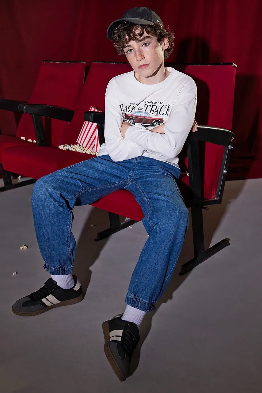 Dětské rifle Mayoral denim cargo (obrázek 5)