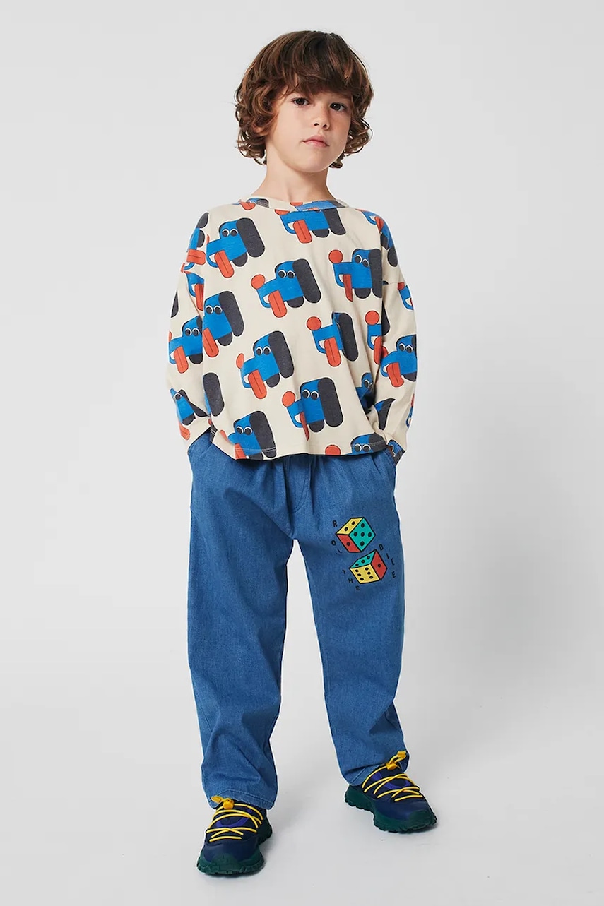 Bobo Choses jeans copii Roll the dice 225AC075 Bobo Choses jeans copii Roll the dice 225AC075