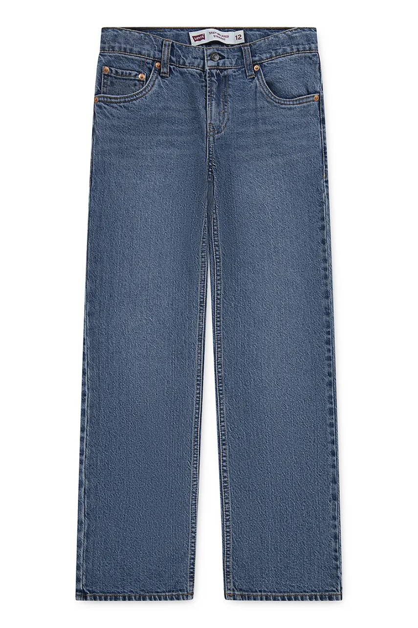 Levi\'s jeans copii 555 RELAXED STRAIGHT JEANS 8EN695 - 0 | YEO
