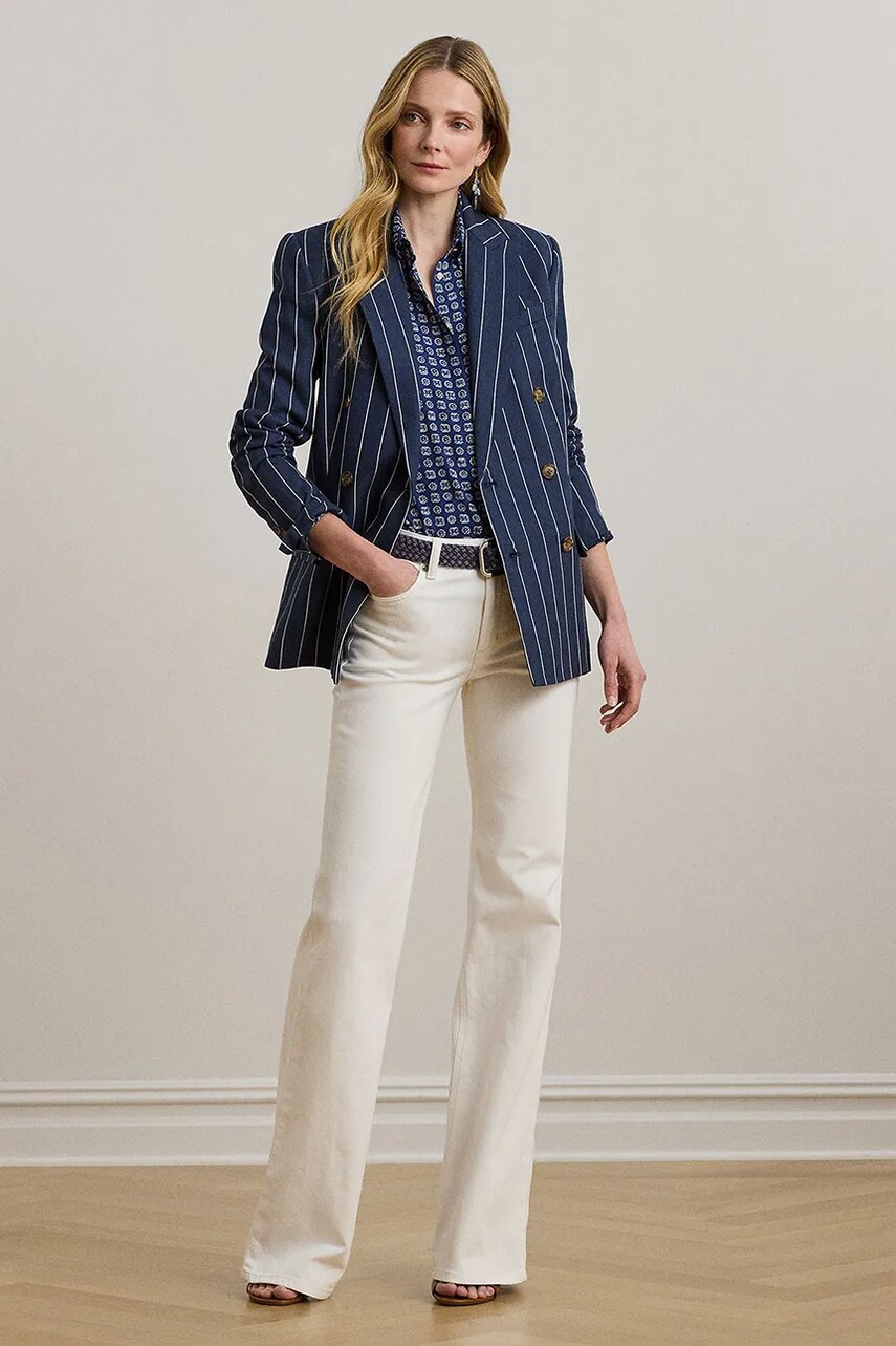 Levně Džíny Lauren Ralph Lauren dámské, high waist, 200971092