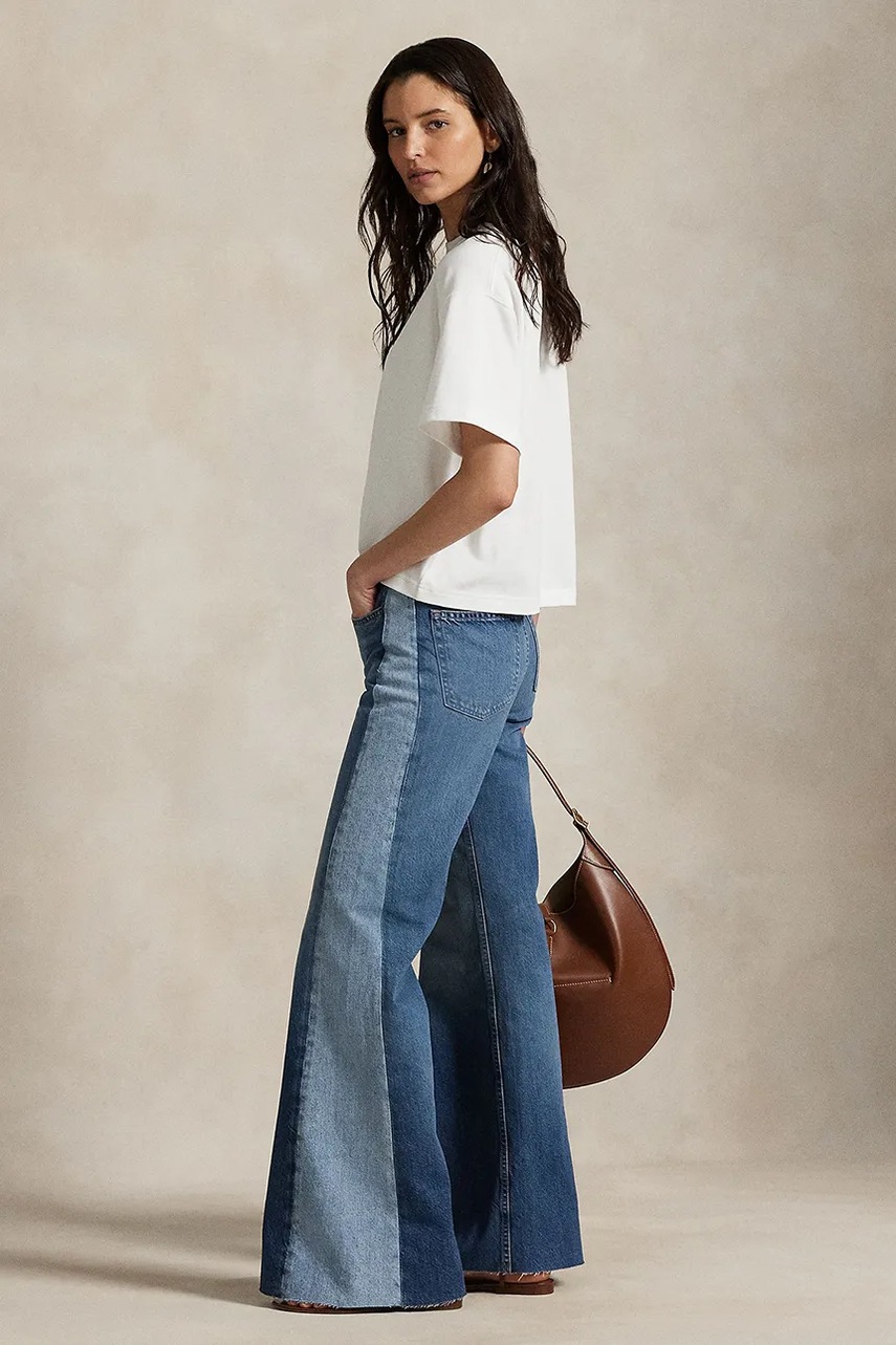 Levně Džíny Polo Ralph Lauren dámské, high waist, 211971237