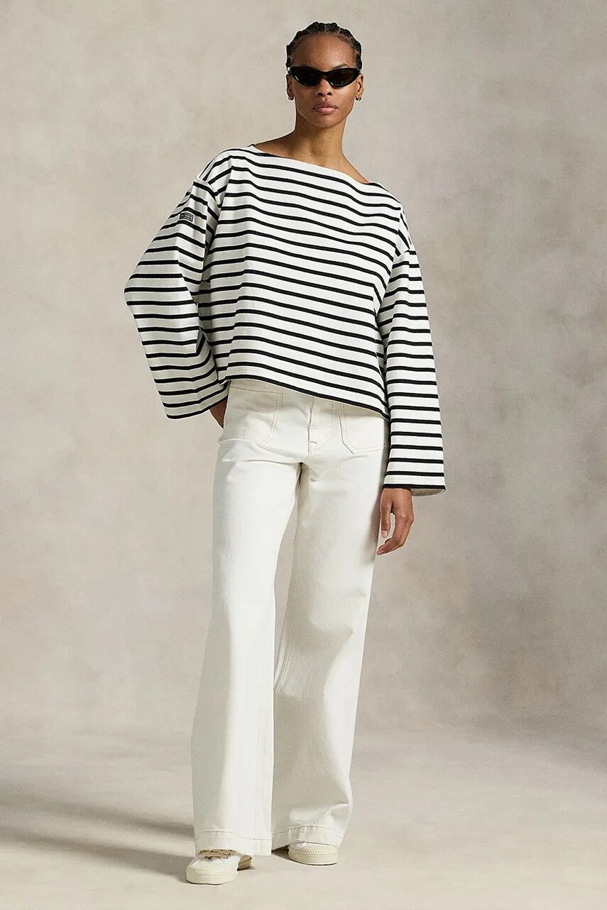 Levně Džíny Polo Ralph Lauren dámské, high waist, 211971222