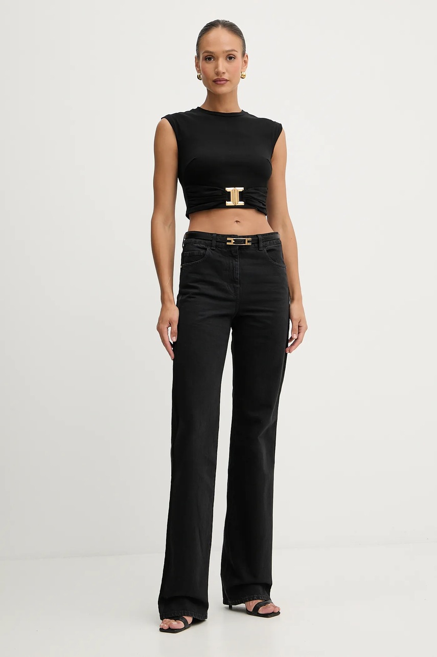 Джинсы Elisabetta Franchi высокая посадка PJ13I56E2