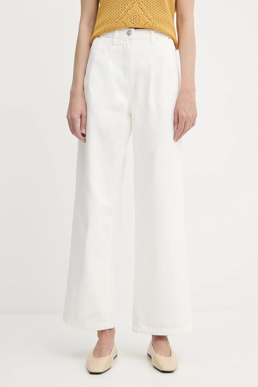 Morgan jeans culoarea alb, PKABI