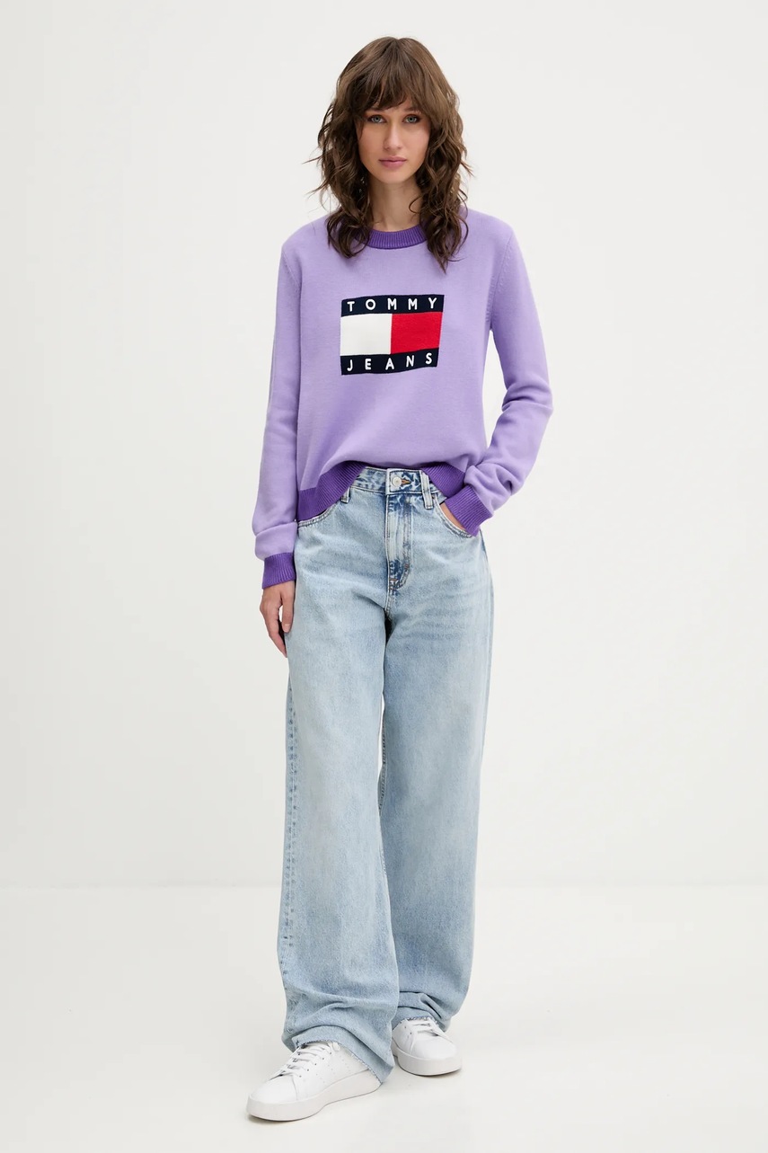 Джинсы Tommy Jeans высокая посадка DW0DW21412