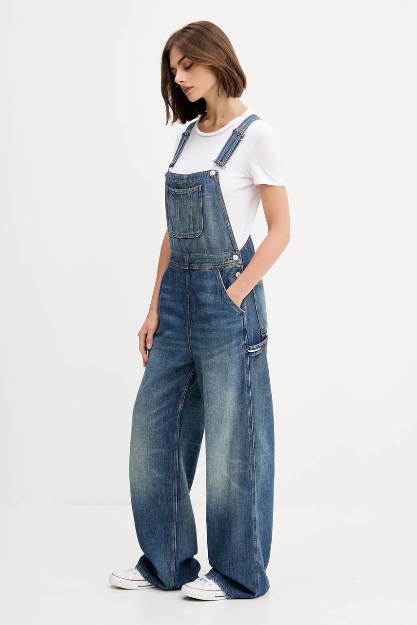 Τζιν σαλοπέτα Tommy Jeans γυναικεία, DW0DW20529 φωτογραφία