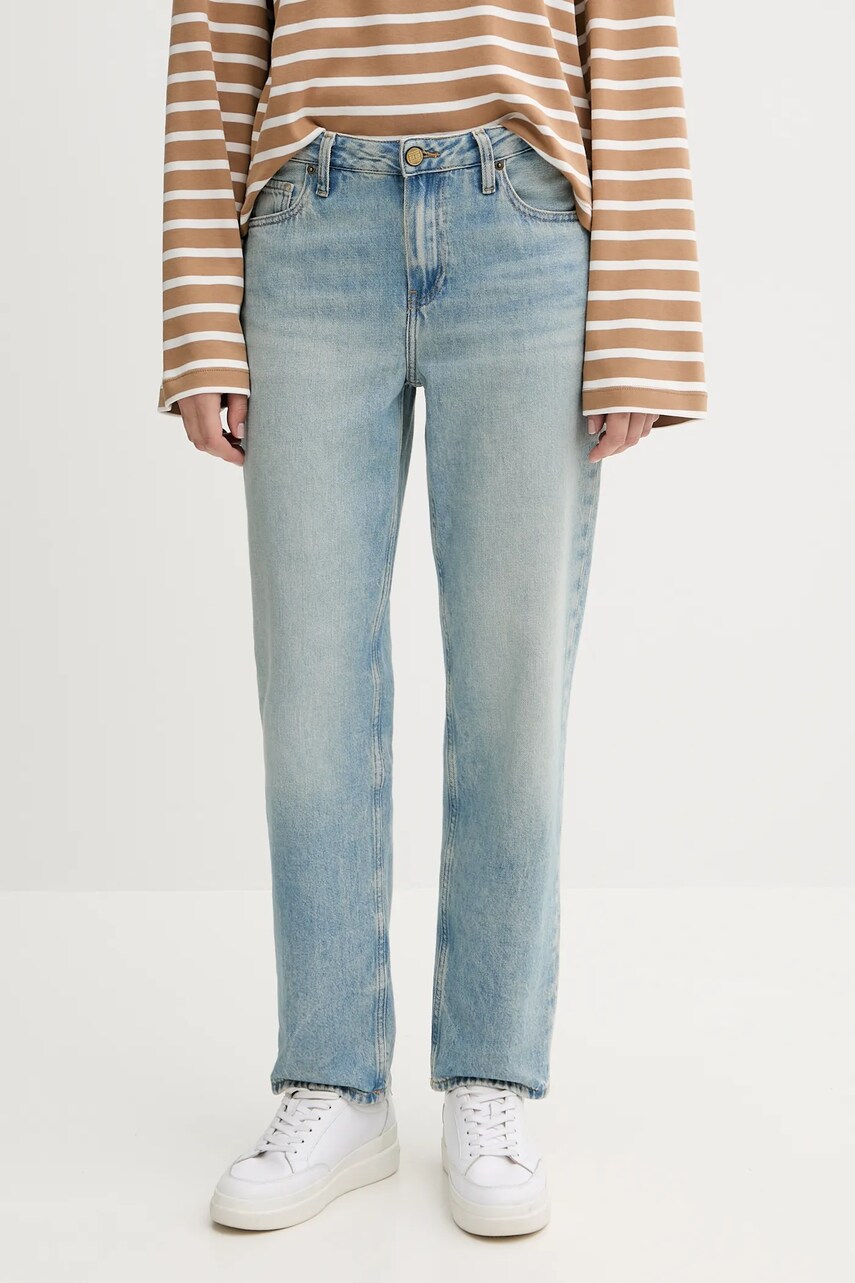 Levně Džíny Tommy Hilfiger dámské, medium waist, WW0WW45681