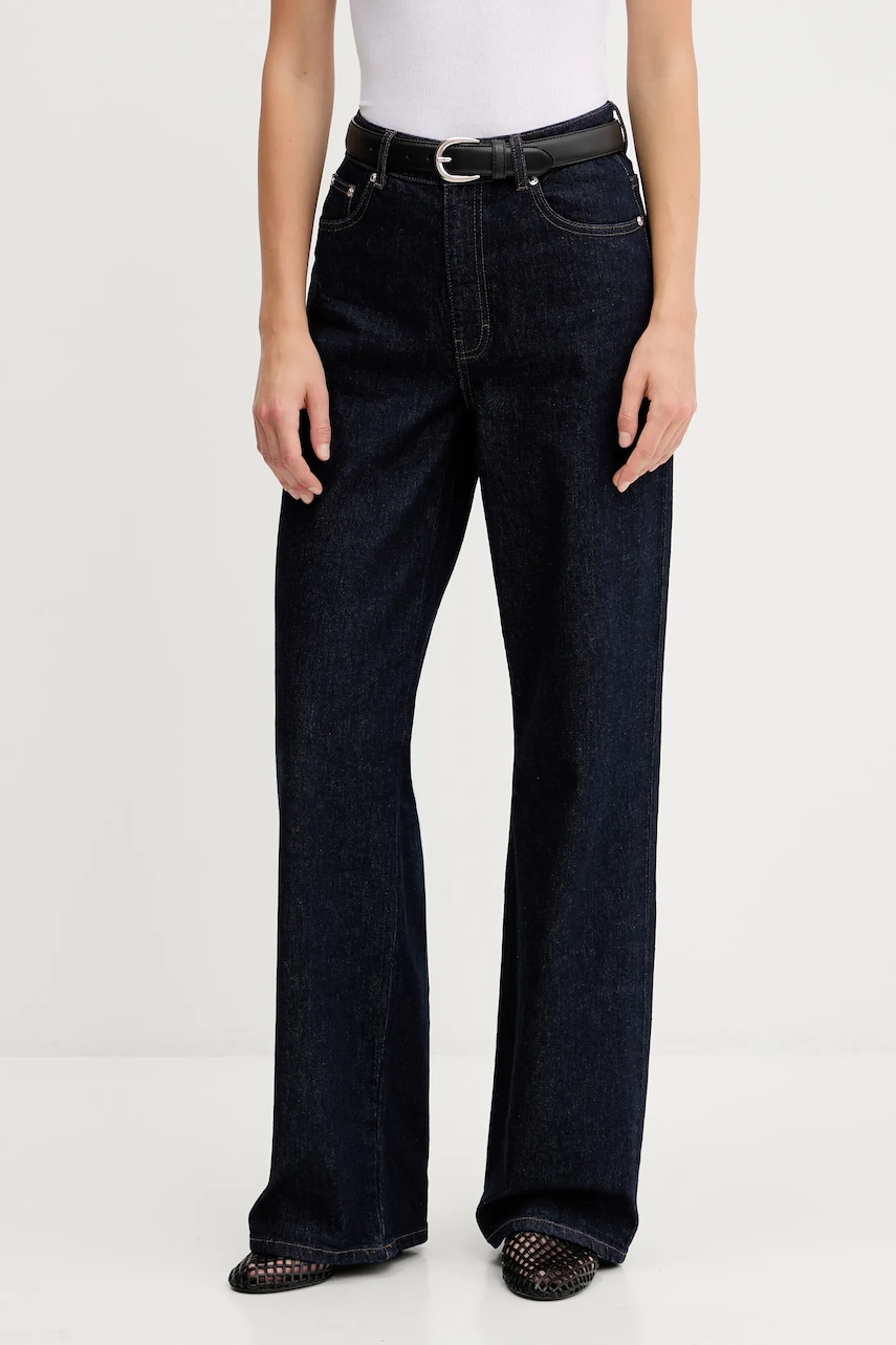 Gestuz jeans culoarea bleumarin, 10910391