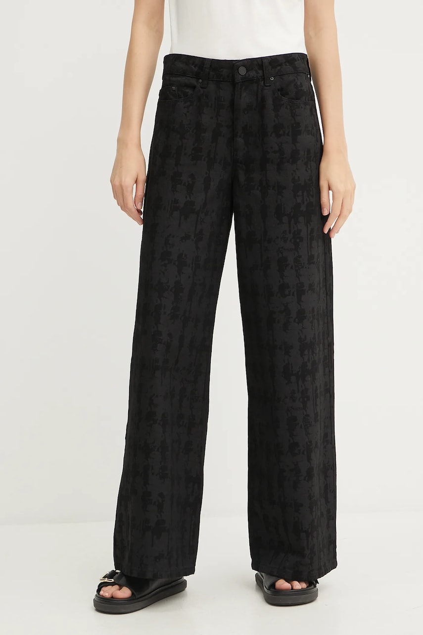 Karl Lagerfeld jeans culoarea negru, A3W10013