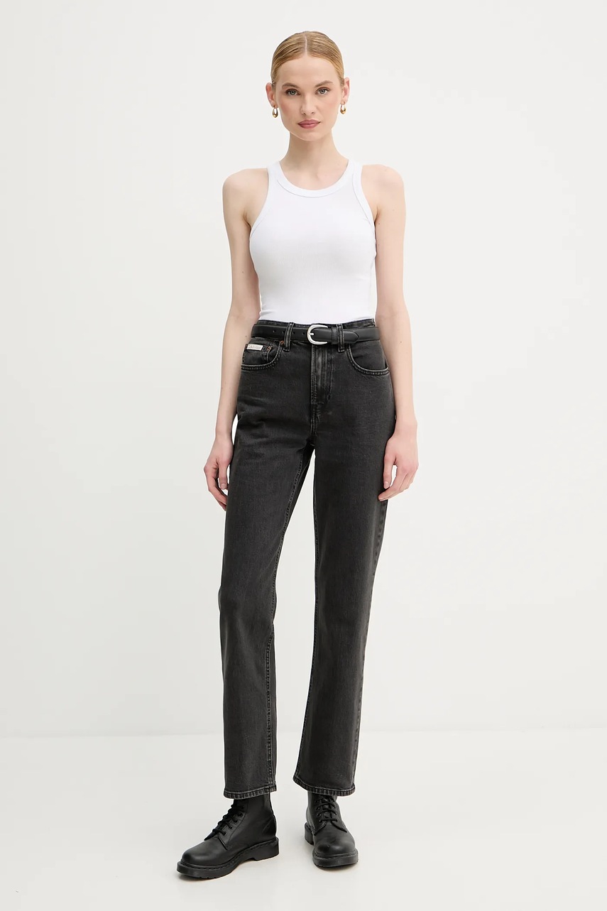 Джинсы Calvin Klein Jeans высокая посадка LV047B909G