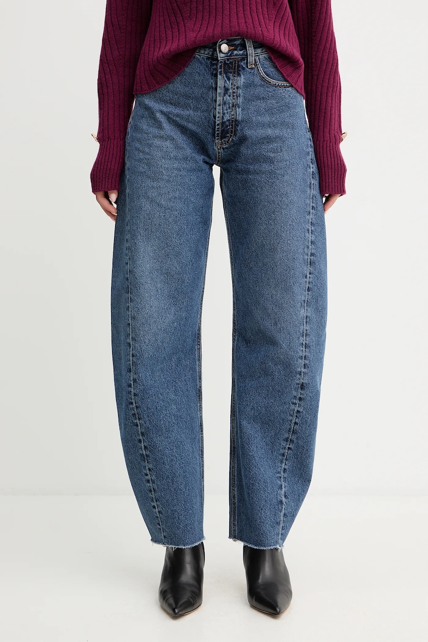 Simona Corsellini jeans high waist, A25CPPAT0101