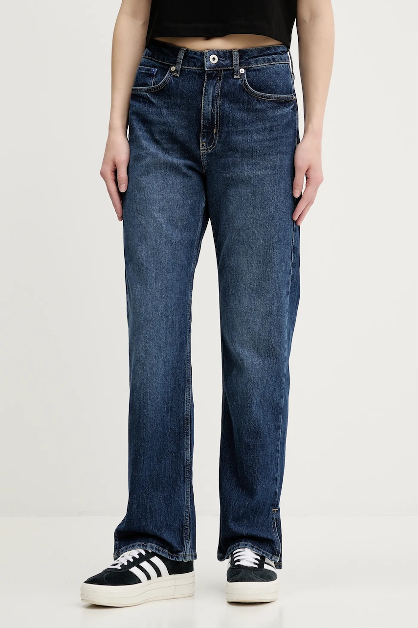 Karl Lagerfeld Jeans blugi high waist, A3W10061 Karl Lagerfeld Jeans blugi high waist, A3W10061