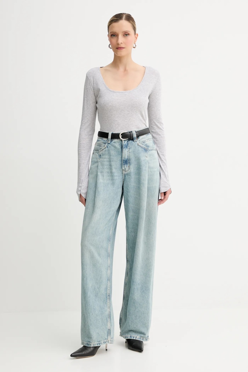 Джинсы BOSS Orange высокая посадка 50542435