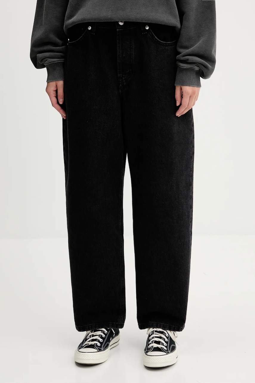 HUGO blugi din bumbac high waist, 50544027