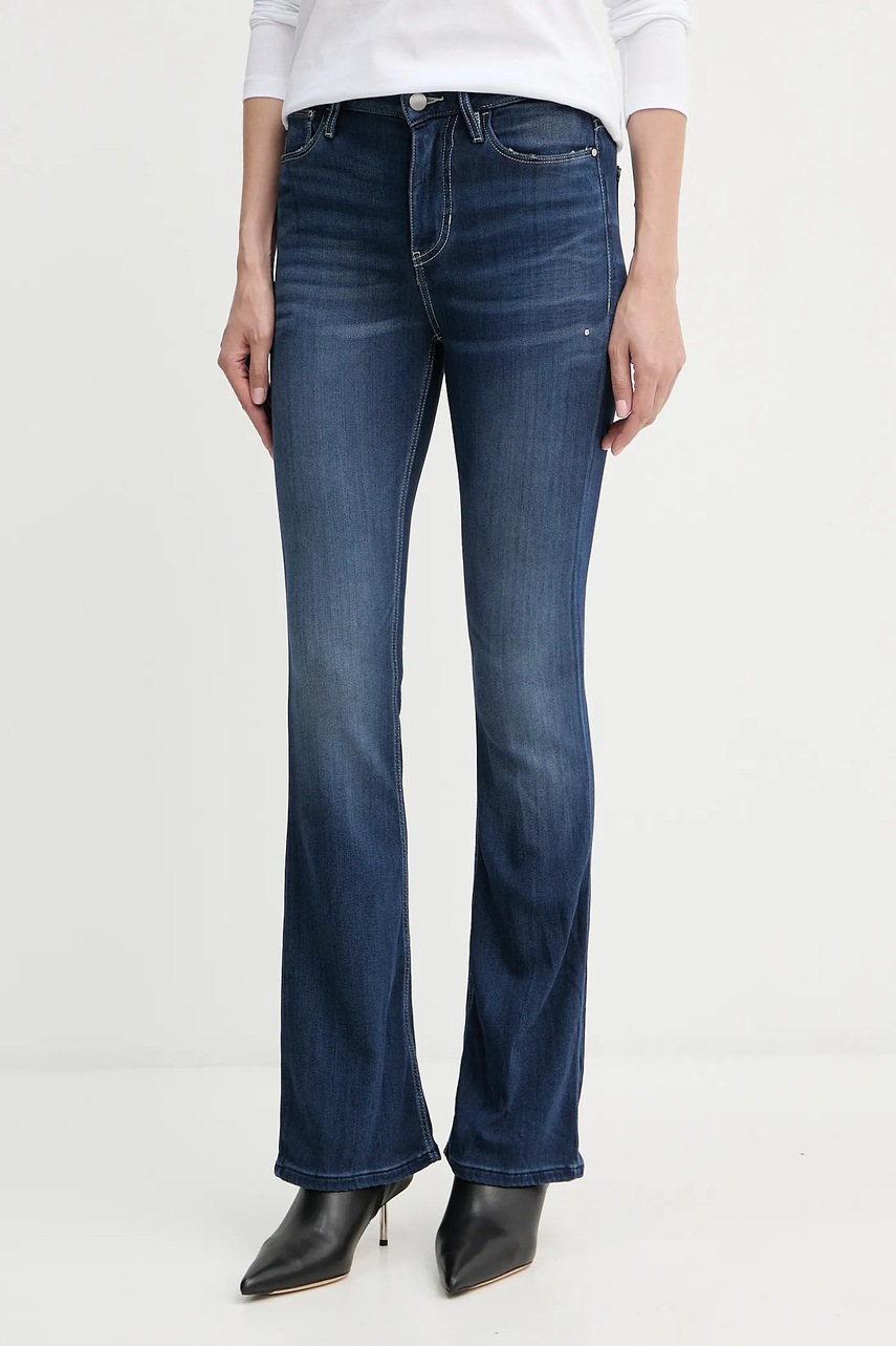 Levně Džíny Guess dámské, high waist, W5YA0L D0782