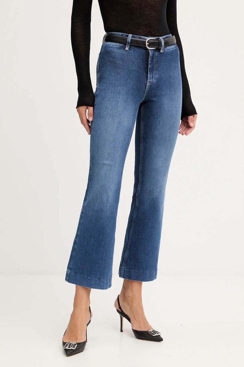 Levně Džíny Guess CHARLIE dámské, high waist, W5YA74 D5PY3