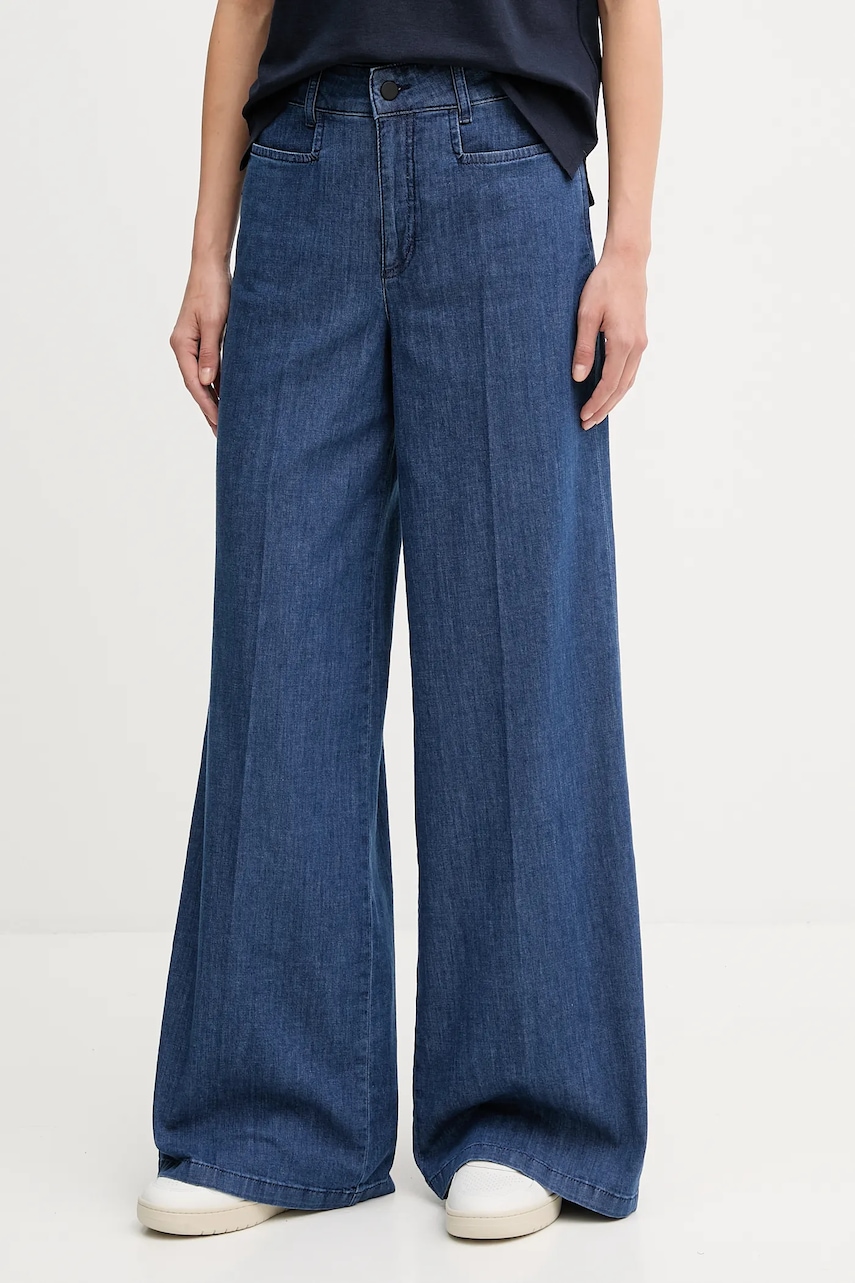 OUI jeans culoarea bleumarin, 90913