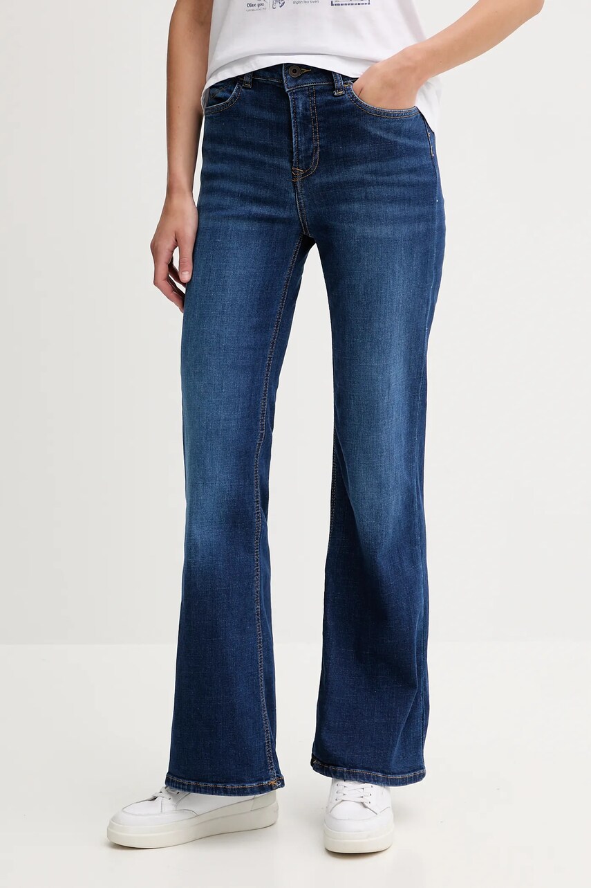 Levně Džíny Pepe Jeans dámské, high waist, PL2050805FB