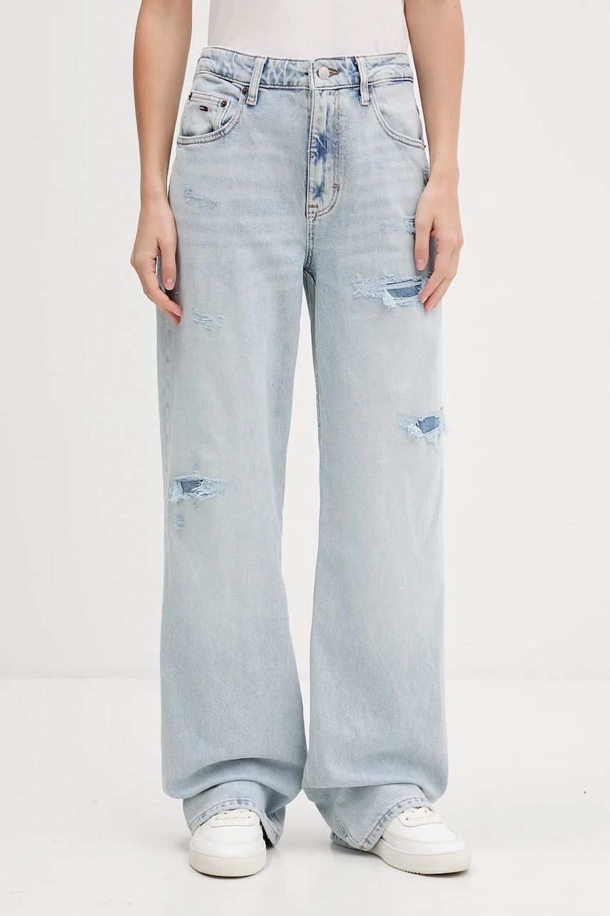 Tommy Jeans blugi high waist, DW0DW22139