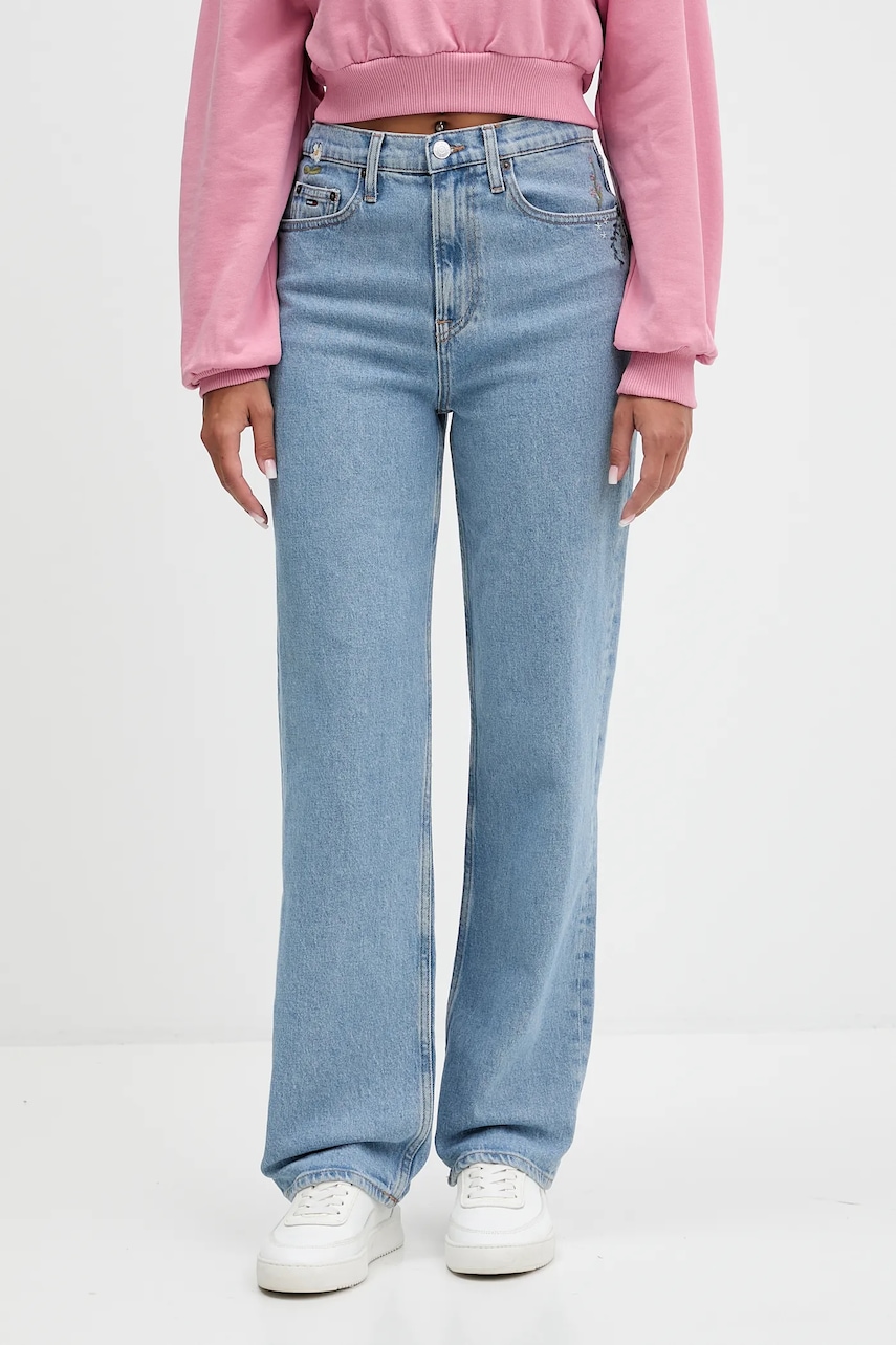Tommy Jeans blugi high waist, DW0DW22147