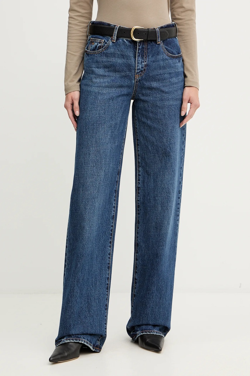 Levně Džíny Armani Exchange dámské, high waist, XW000056 AF16091