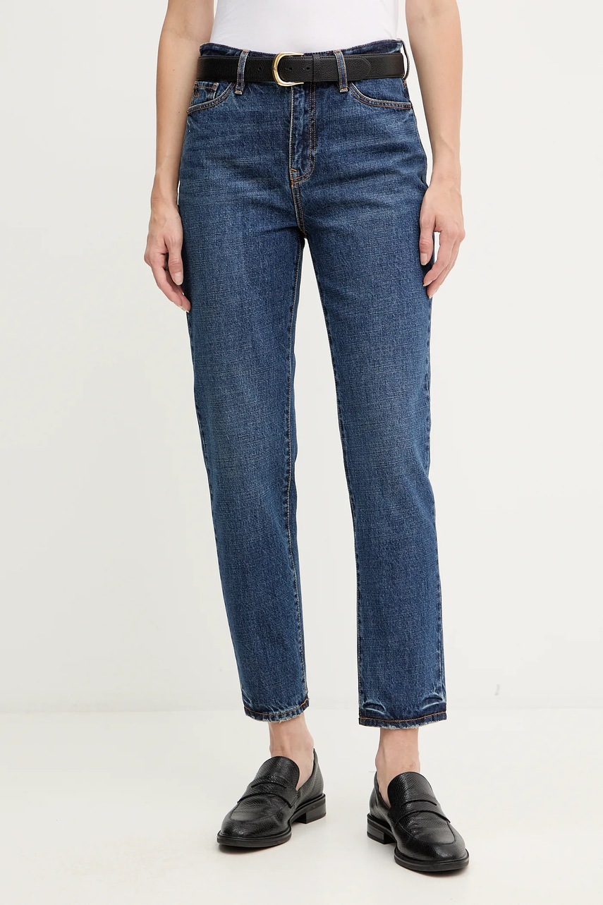 Levně Džíny Armani Exchange dámské, high waist, XW000073 AF16091