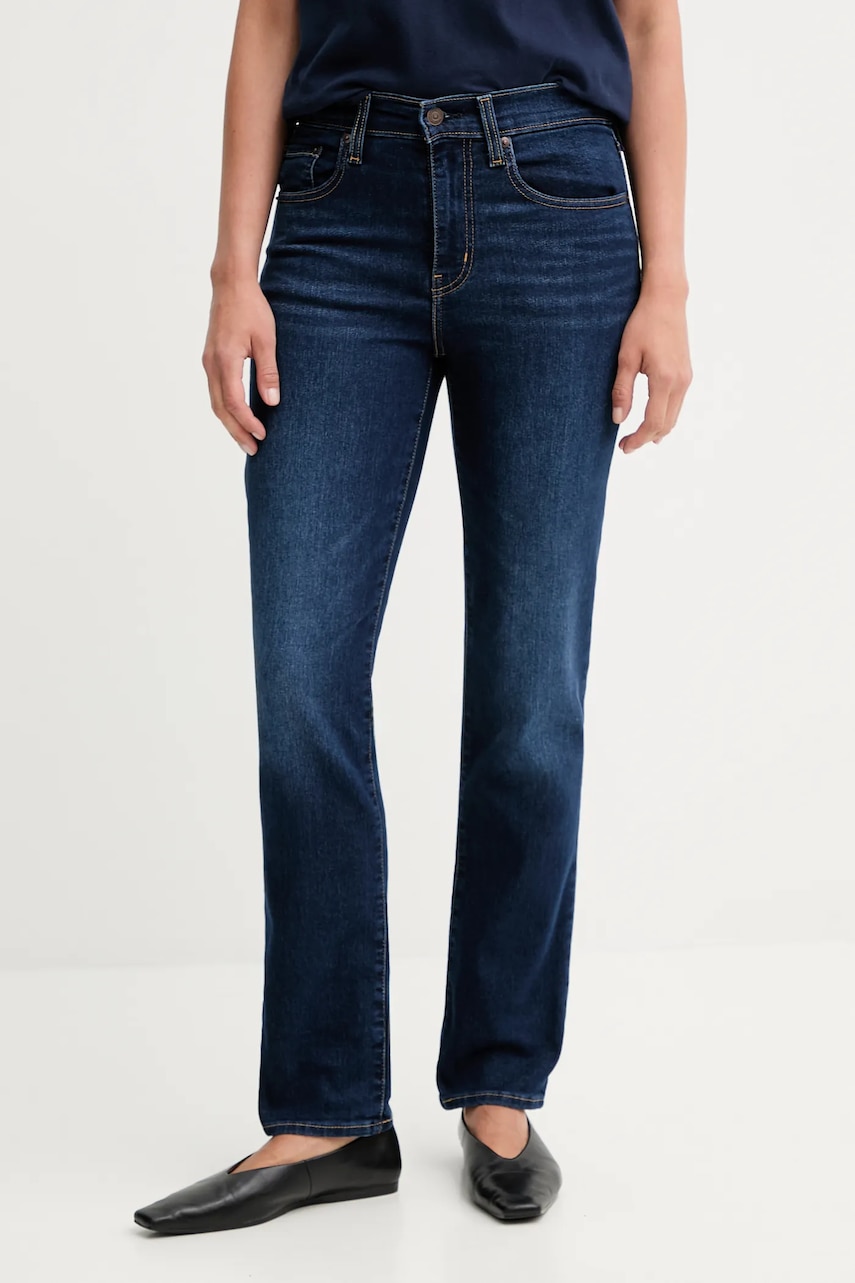 Levi's jeans culoarea bleumarin, 18883