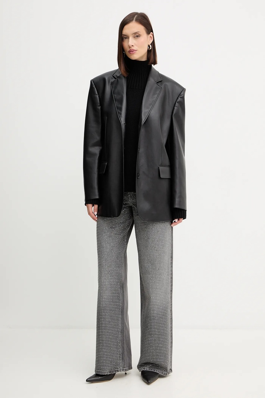 Хлопковые джинсы Liu Jo цвет серый UF5095.D5020