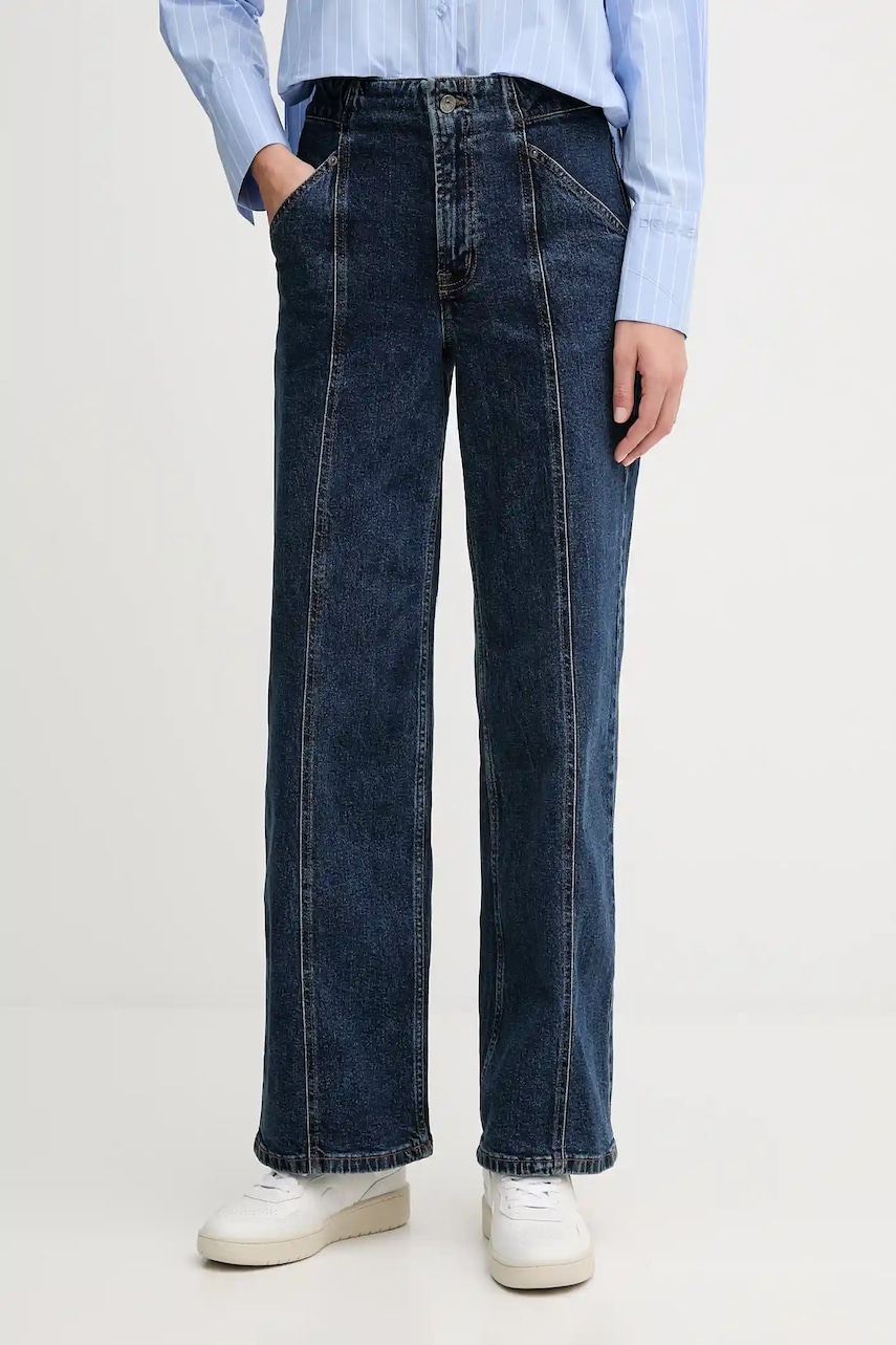 Levně Džíny Dkny dámské, modrá barva, DJ5M4129