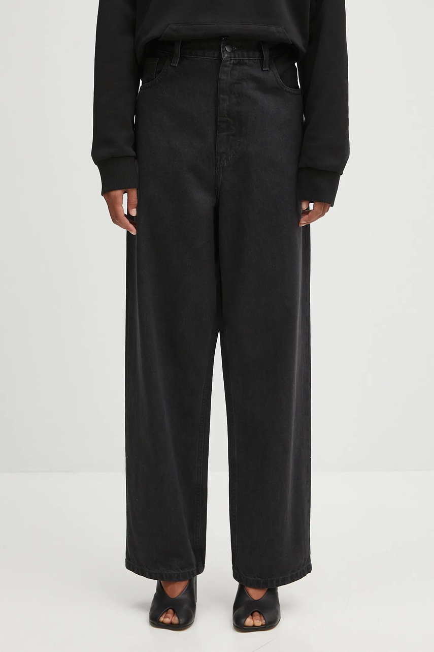 Džíny Carhartt WIP W' Brandon dámské, high waist, I035892.8906