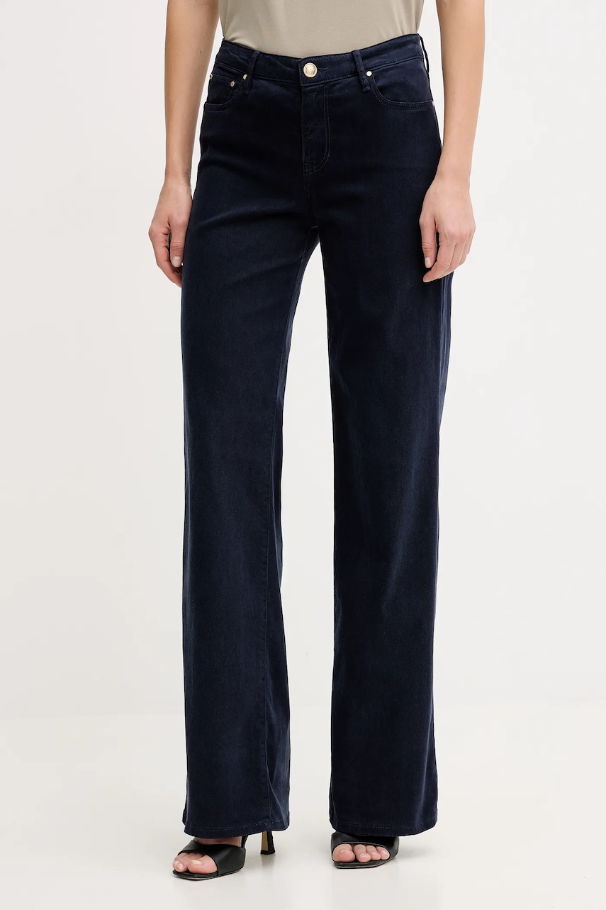 Džíny Guess dámské, tmavomodrá barva, W5BA96 WFQYB