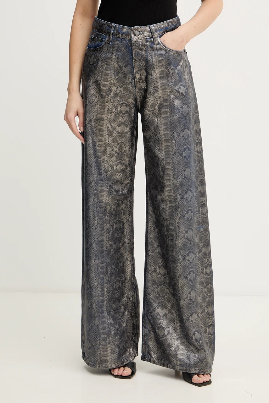 Levně Džíny Guess dámské, šedá barva, W5BA82 D5QK2