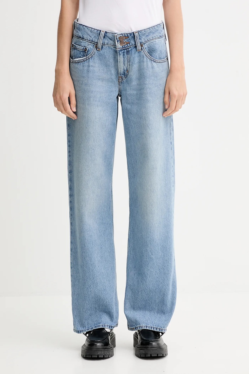 Levně Džíny Levi's SUPERLOW LOOSE dámské, high waist, A7498.0019