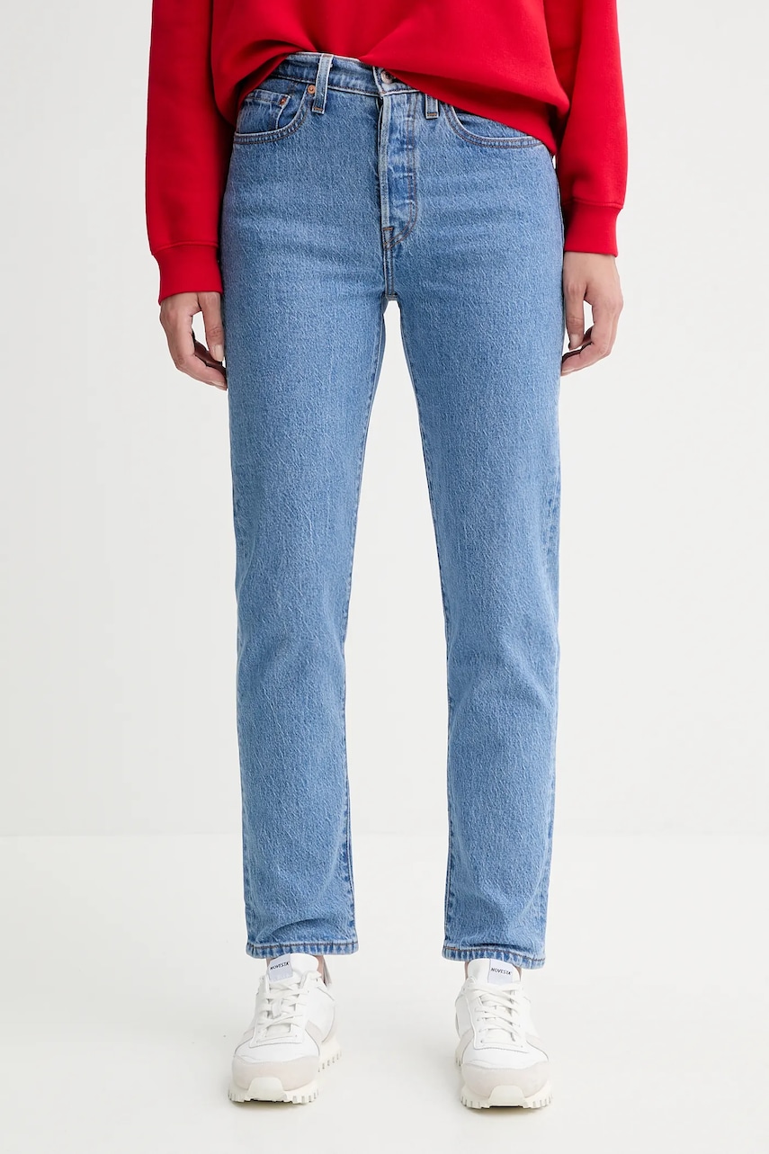 Levně Džíny Levi's 501® CROP dámské, high waist, 36200.0390