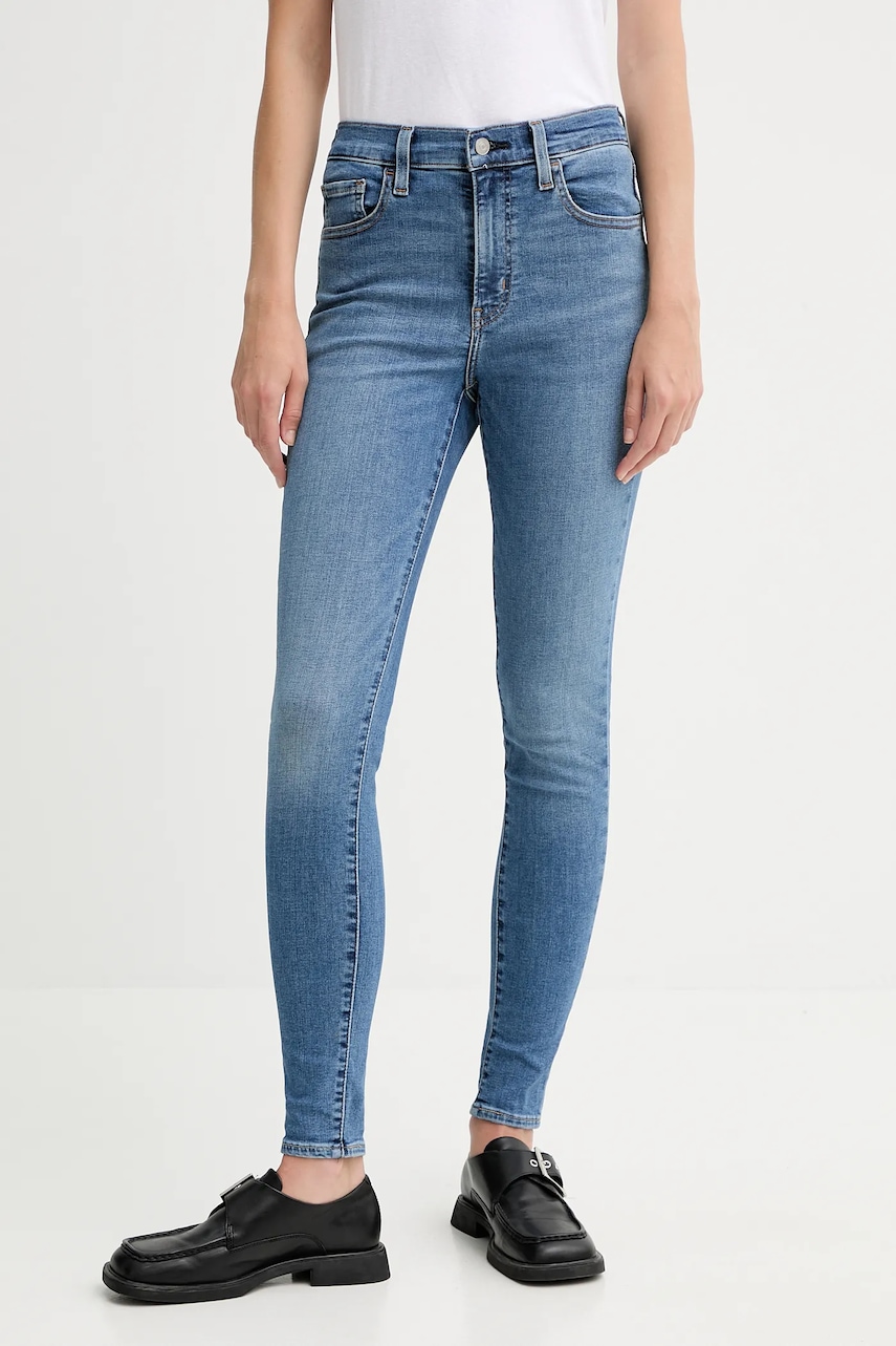 Levně Džíny Levi's dámské, modrá barva, 52797