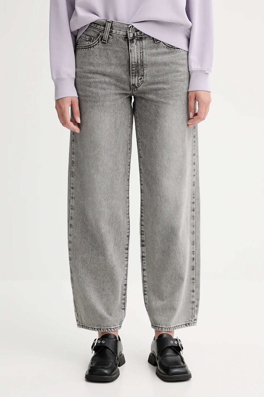 Levně Džíny Levi's BAGGY DAD dámské, high waist, A3494.0076