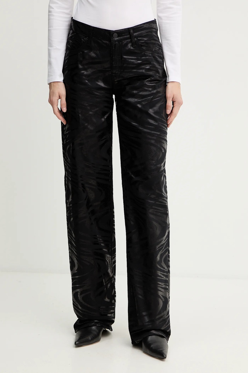 Levně Džíny Armani Exchange dámské, černá barva, XW000056 AF16193