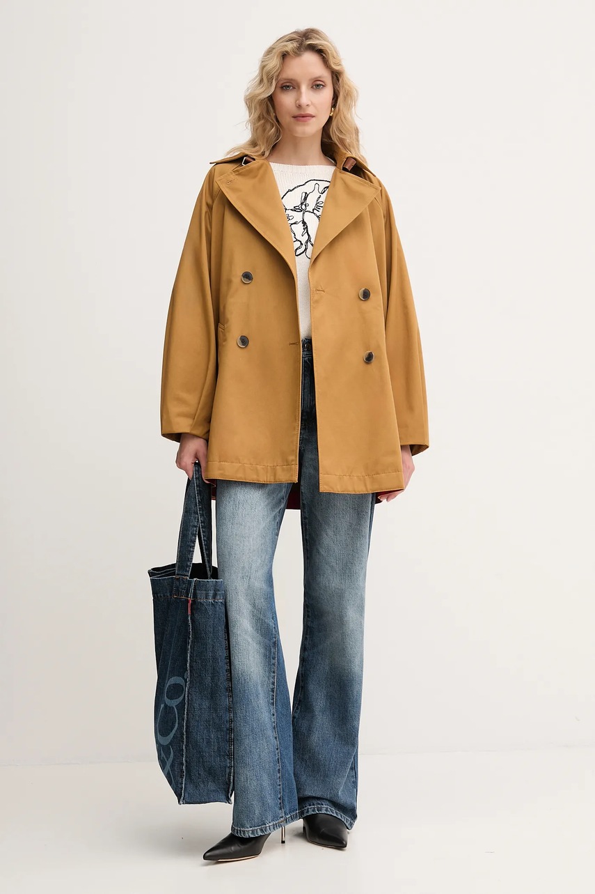 Хлопковые джинсы MAX&Co. средняя посадка 2526186081200