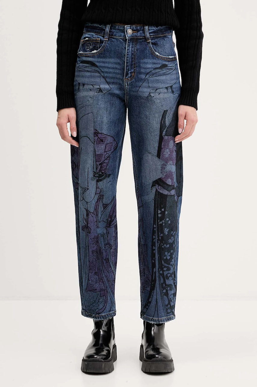 Desigual jeans SAMURAI high waist, 25WWDD03
