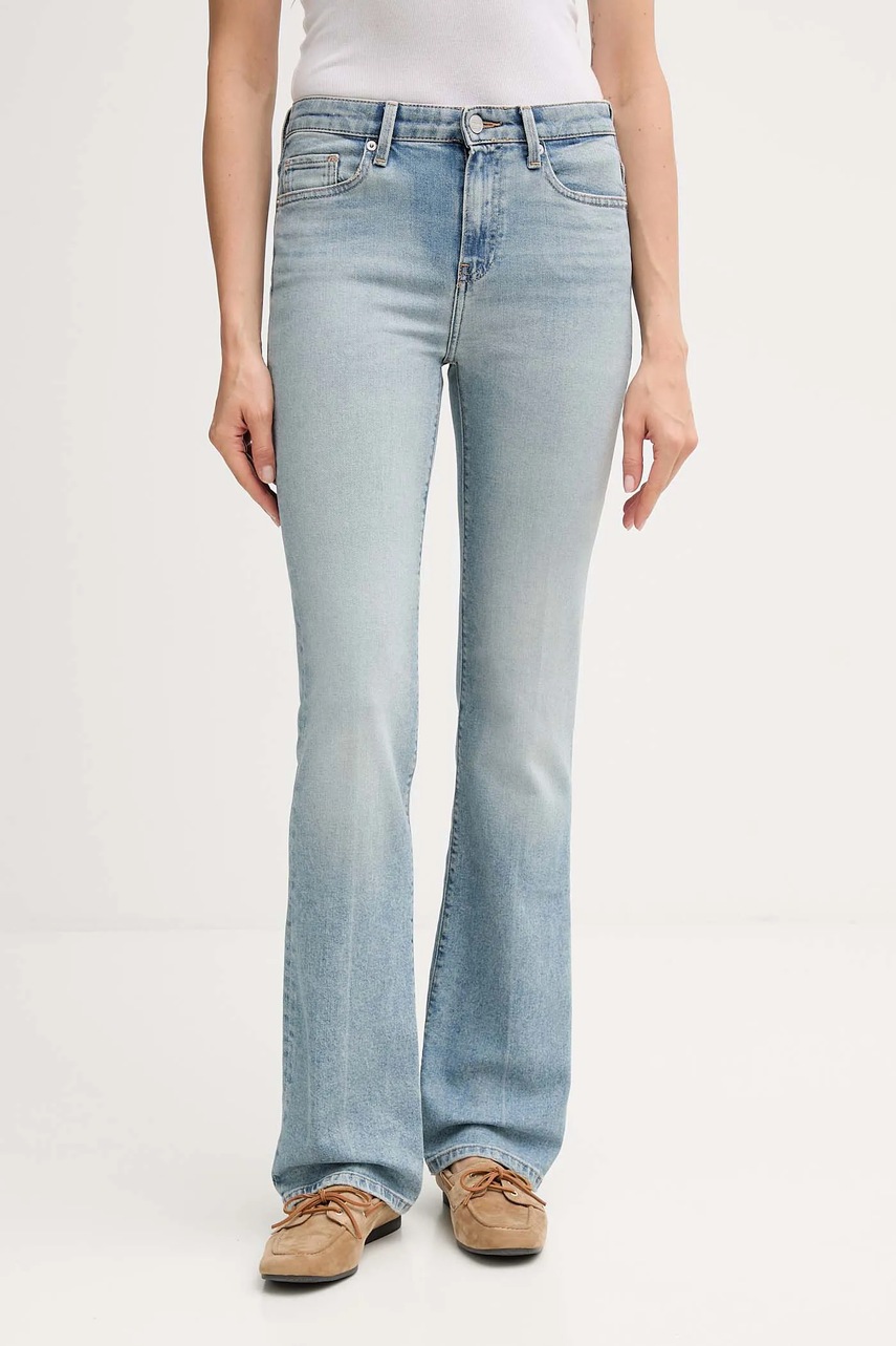 Levně Džíny Tommy Hilfiger dámské, high waist, WW0WW46730