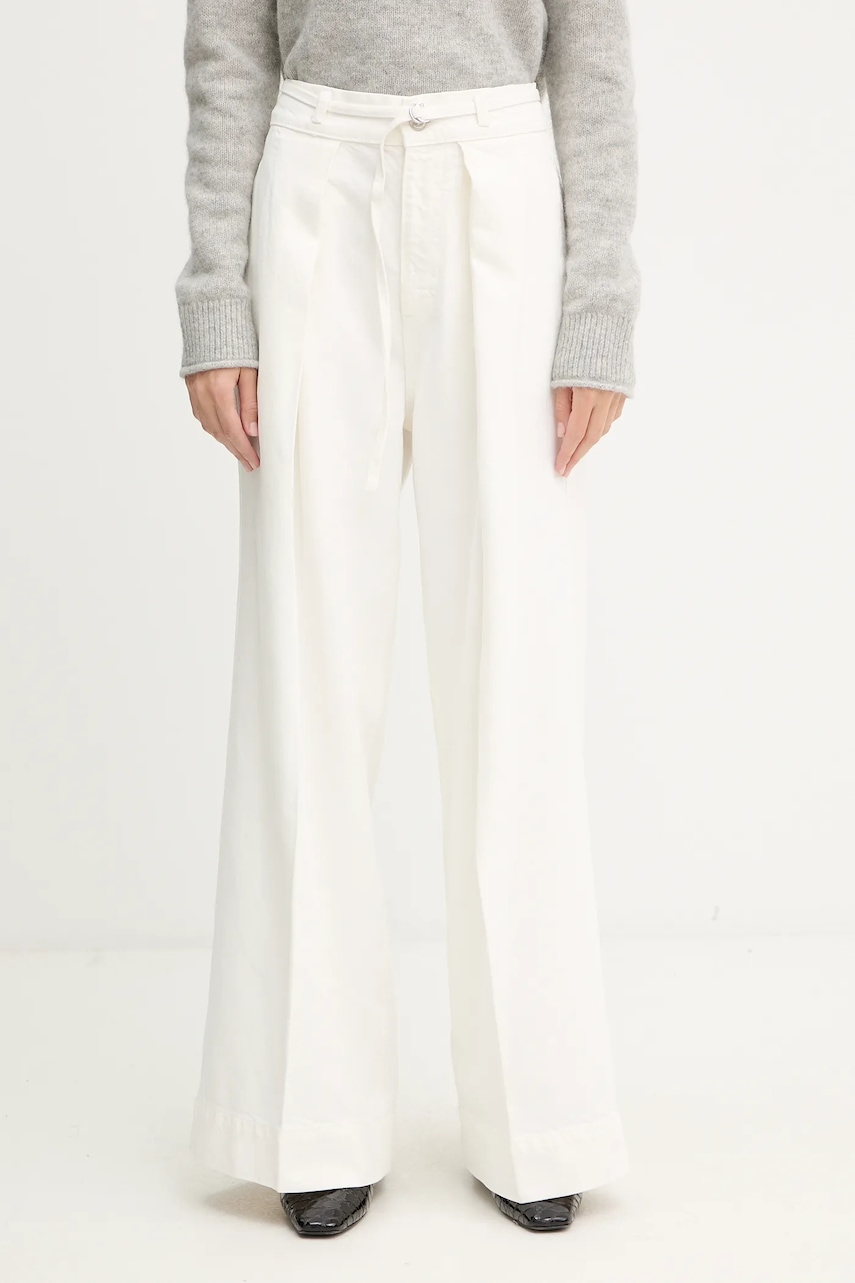 BOSS jeans culoarea bej, 50558680